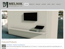 Tablet Screenshot of melnik.ca